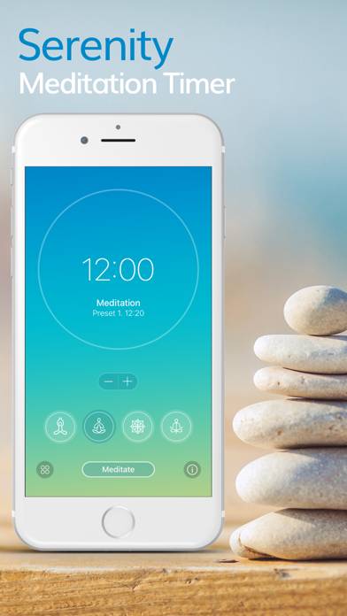 Serenity: Meditation Timer Captura de pantalla de la aplicación #1