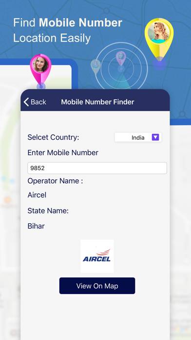 Mobile Number Finder . App screenshot