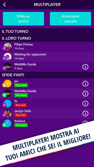 Quizit schermata del gioco