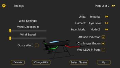 QuadcopterFx Simulator Captura de pantalla de la aplicación #3