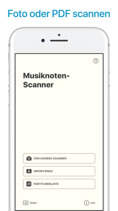 Sheet Music Scanner Captura de pantalla de la aplicación #1