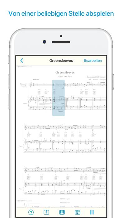 Sheet Music Scanner Captura de pantalla de la aplicación #3