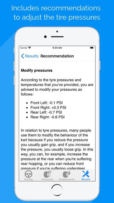 Kart Chassis Setup Premium App-Screenshot #4