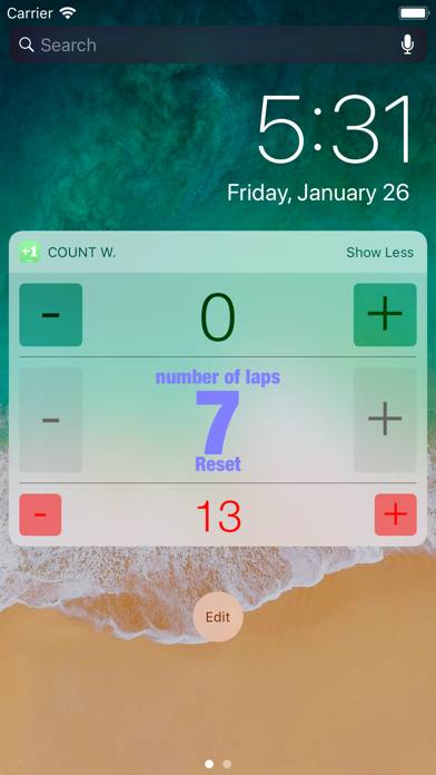 Count Widget App-Screenshot #2