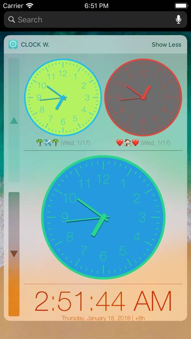 Clock Widget Скриншот приложения #3
