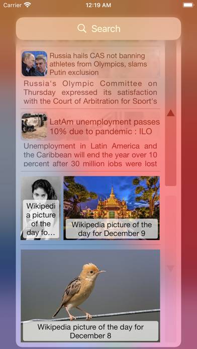 RSS Widget Schermata dell'app #4