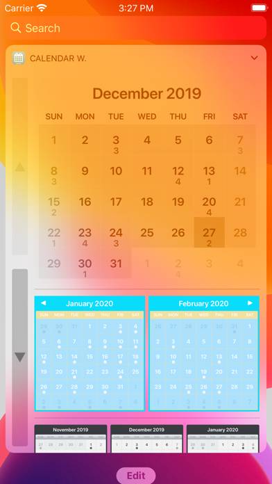 Calendar Widget App screenshot #3