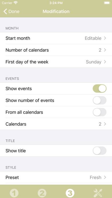 Calendar Widget App screenshot #4
