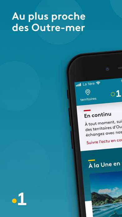 La 1ère : info, TV et radio App screenshot #1