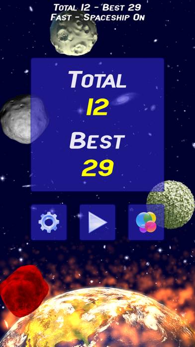 Tap the Asteroids Pro App skärmdump #3