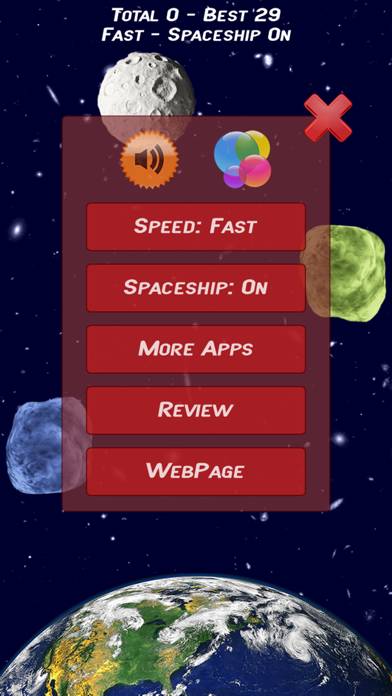 Tap the Asteroids Pro Captura de pantalla de la aplicación #4