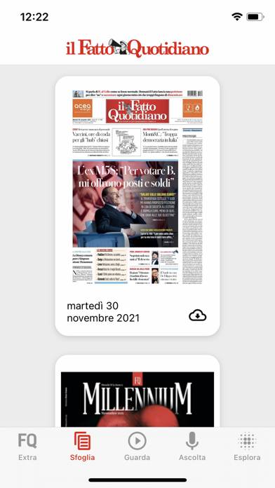 Il Fatto Quotidiano Schermata dell'app
