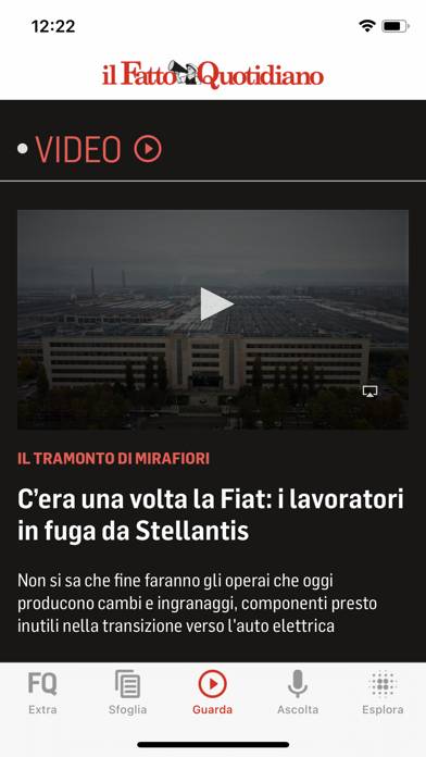 Il Fatto Quotidiano Schermata dell'app