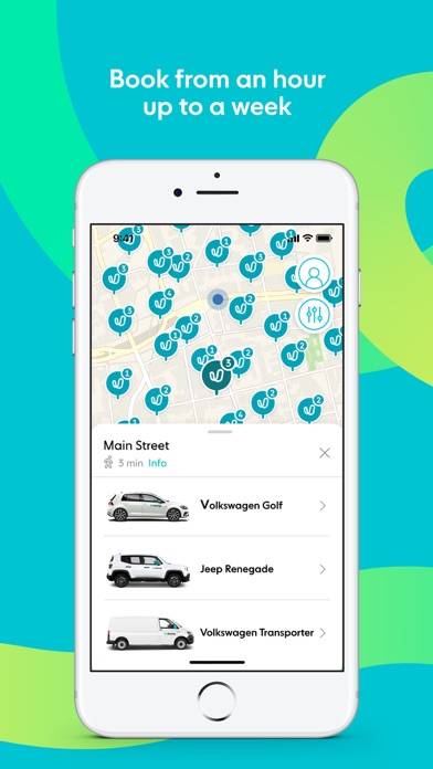Ubeeqo Carsharing App Captura de pantalla de la aplicación #3