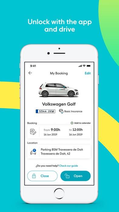 Ubeeqo Carsharing App Captura de pantalla de la aplicación #5
