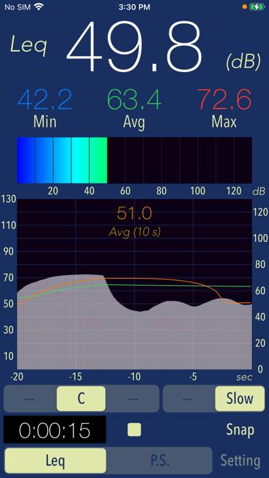 Sound Level Analyzer Capture d'écran de l'application #3