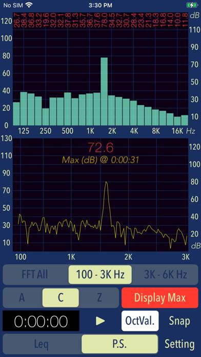 Sound Level Analyzer Schermata dell'app #4