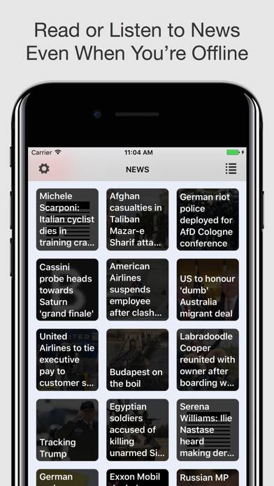 News Widget - Offline Reader capture d'écran