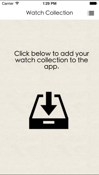 Watch Keeper Schermata dell'app