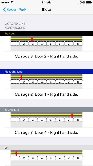 Tube Exits by Station Master Capture d'écran de l'application #2