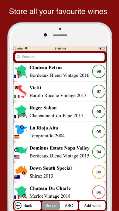 Rate your wine Schermata dell'app #1
