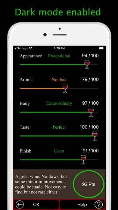 Rate your wine Schermata dell'app #3
