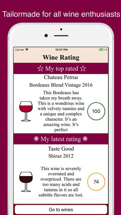 Rate your wine Schermata dell'app #6