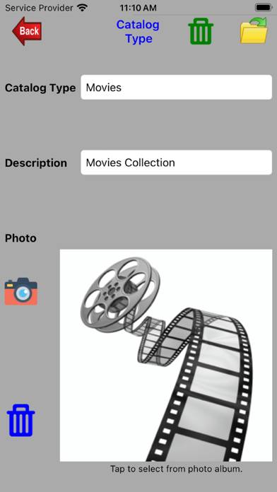 Media Catalog App screenshot