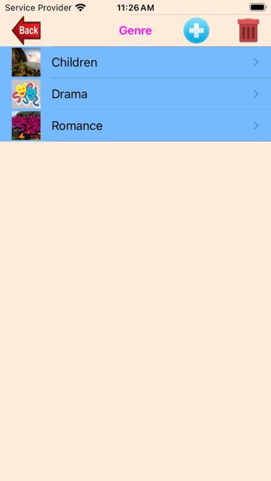 Media Catalog App screenshot