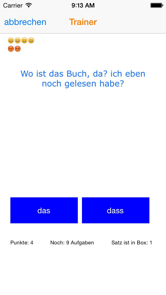 Spelling German Trainer Schermata dell'app #5