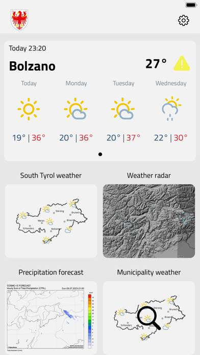 Weather South Tyrol App-Screenshot #1