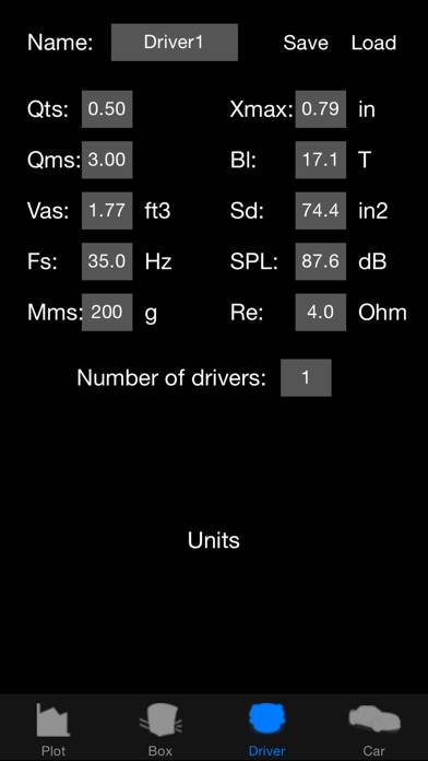 Woofer Box Calculator PRO App screenshot #4