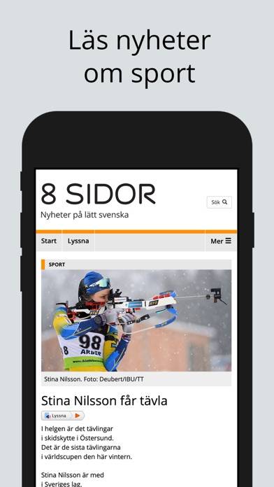 8 Sidor App screenshot #5