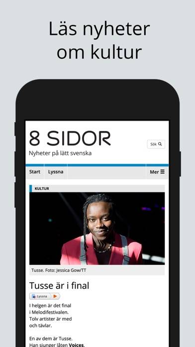 8 Sidor App screenshot #6