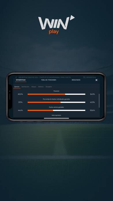 Win Play Captura de pantalla de la aplicación