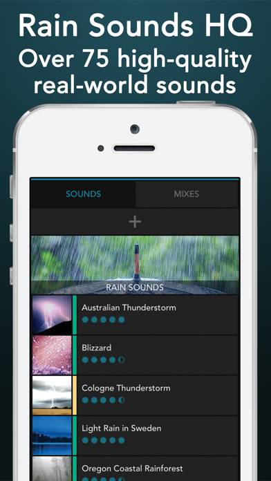Rain Sounds HQ: sleep aid skärmdump