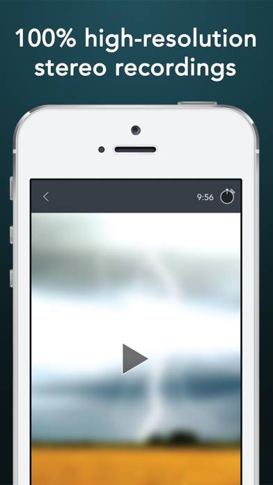 Rain Sounds HQ: sleep aid Capture d'écran de l'application #2