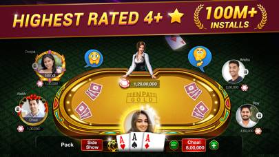 Teen Patti Gold-Poker & Rummy Schermata dell'app #2