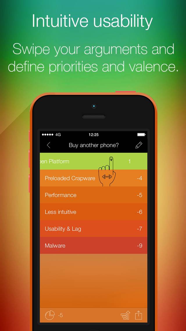 Pros & Cons App screenshot