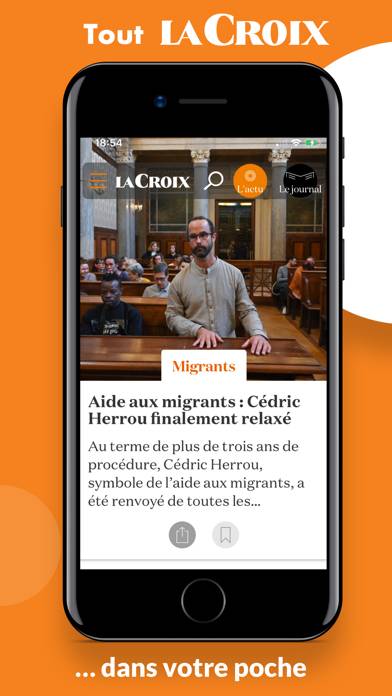 La Croix, Actualités et info Capture d'écran de l'application