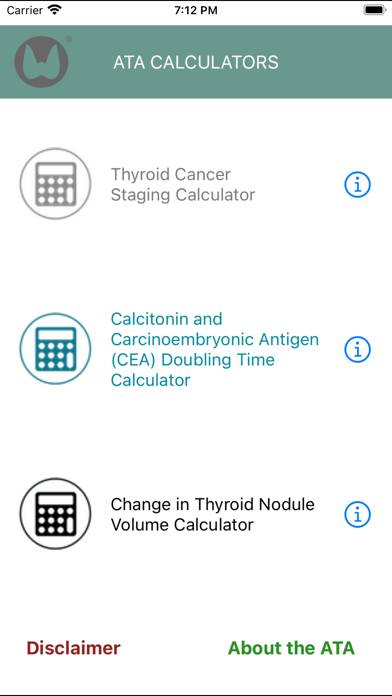 ATA Calculator Captura de pantalla de la aplicación #1