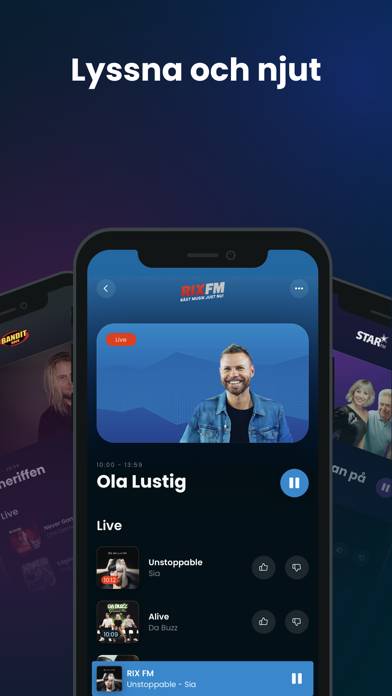 Viaplay Radio App skärmdump