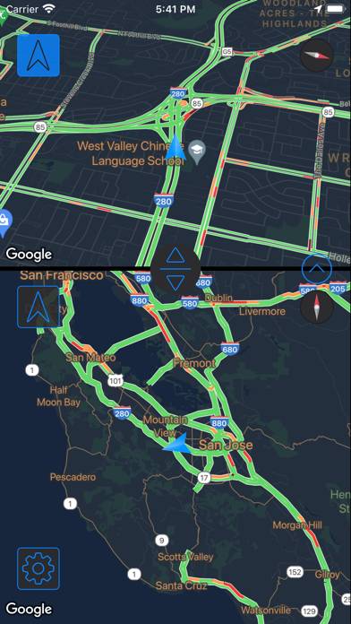 Traffic Maps: realtime info App skärmdump #2