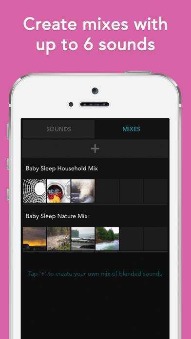 Baby Sleep Sounds HQ plus: Shusher Captura de pantalla de la aplicación #4