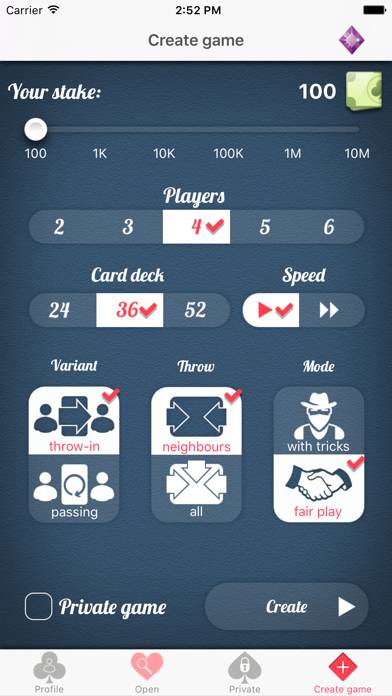 Durak Online card game App preview #2