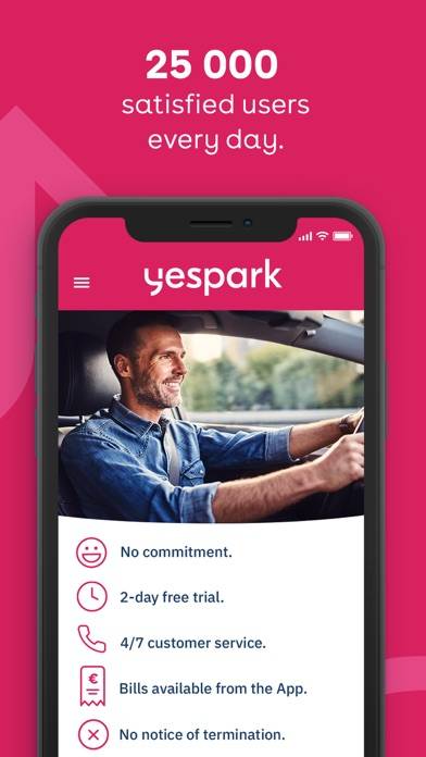 Yespark, your car park Capture d'écran de l'application #3