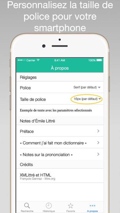 Dictionnaire Littré App screenshot #4
