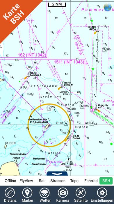 Germany HD GPS Nautical Chart App-Screenshot #1