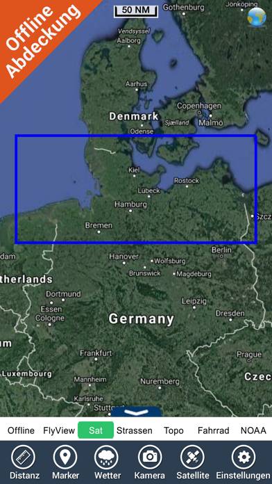 Germany HD GPS Nautical Chart Captura de pantalla de la aplicación #5