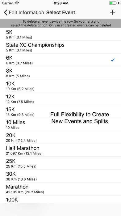 StopWatch for Cross Country App screenshot